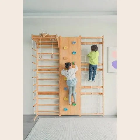 Swedish Ladder Wall Gym (Walnut)